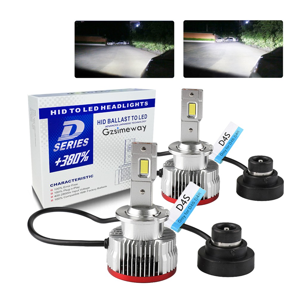 2 pcs D1S LED car light D2S D3S D5S D4S led bulbs headlamp No Error ...