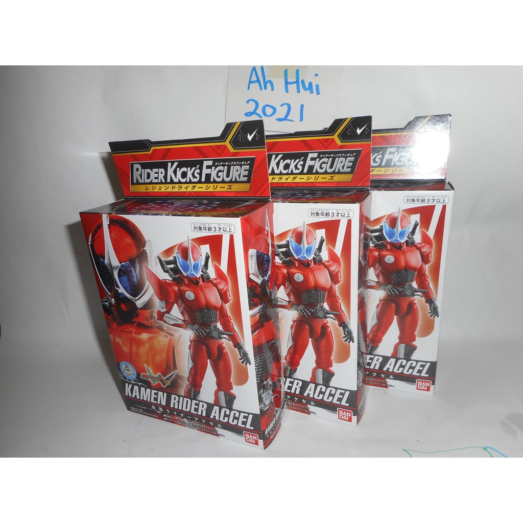 100% ORIGINAL BANDAI Rider Kick Figure RKF Series: Kamen Rider Accel ...