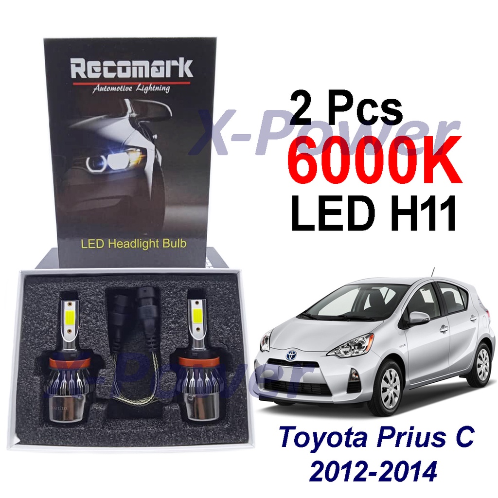 Toyota Prius C H11 Car LED Headlamp LED Headlight Bulb 2Pcs 4300K 6000K