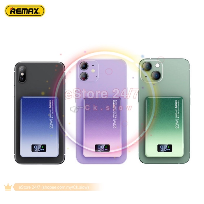 Remax RPP 531 525 Transparent Powerbank 22.5W 20W 15W Mini Wireless ...