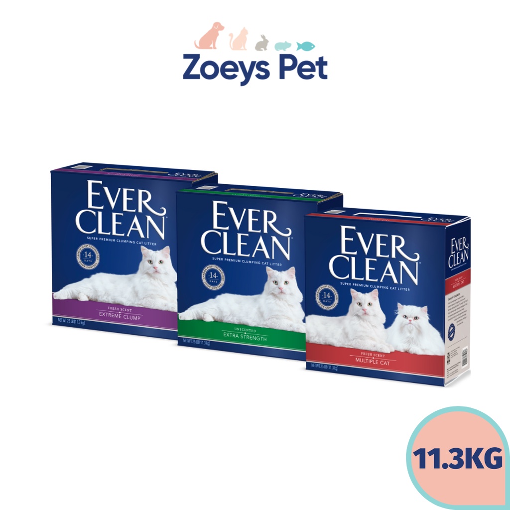 Ever Clean Cat Litter 25LB 11.3kg Extra Strength Unscented