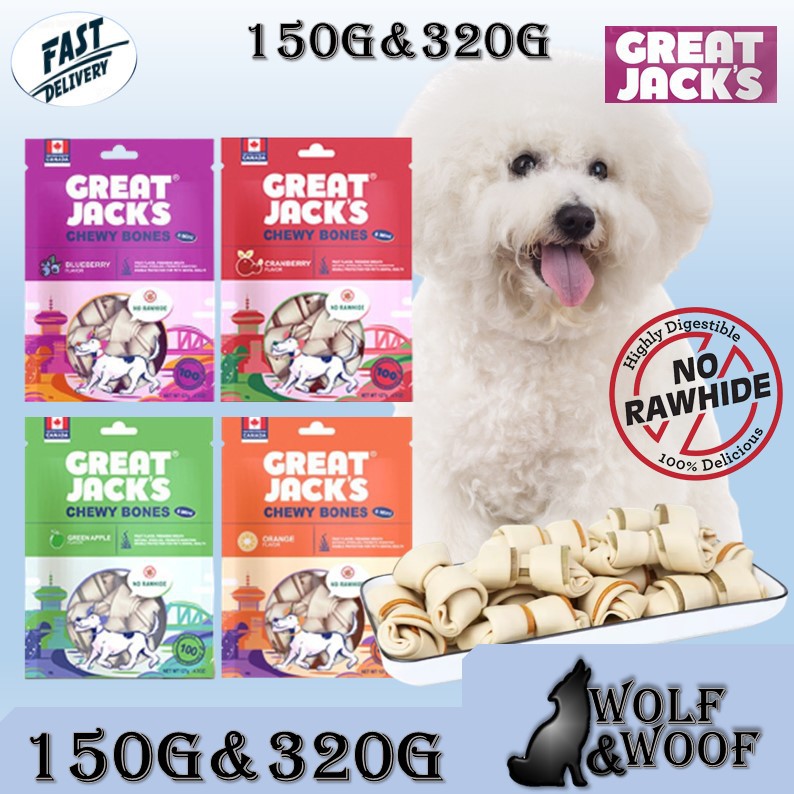 Greats Jacks Dental Care Dog Treats Dog Chewing Snack 150g & 320g