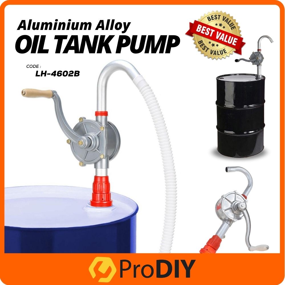 LH-4602B Aluminium Alloy Self Priming Rotary Oil Diesel Fuel 44 Gallon ...