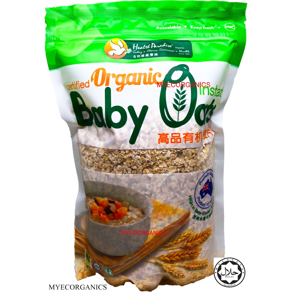 (EXP 10/2024) Health Paradise Instant Baby Oat 500G "HALAL" Shopee