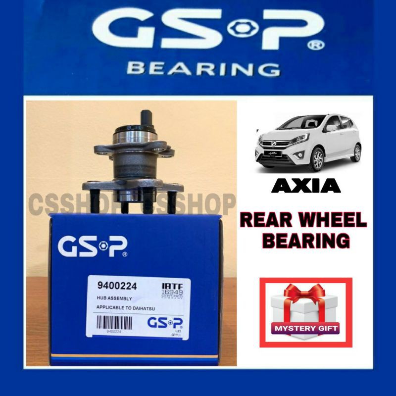 gsp perodua Bezza Myvi D20N Axia Rear Wheel Bearing , Hub Bearing