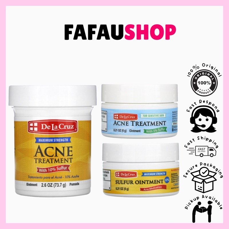 ⭐️Ready Stock⭐️ De La Cruz, Sulfur Ointment, Acne Medication