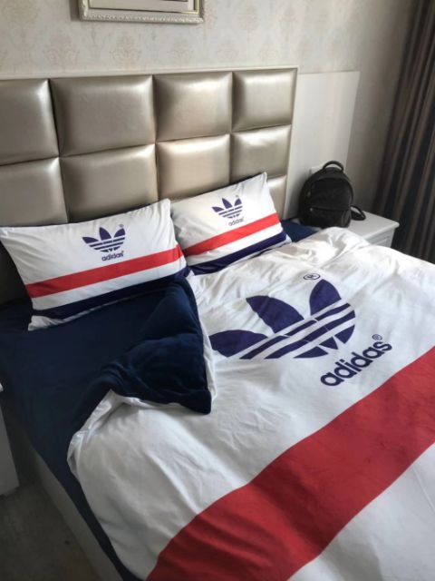 ADIDAS 4 PIECE SET BEDSHEETS