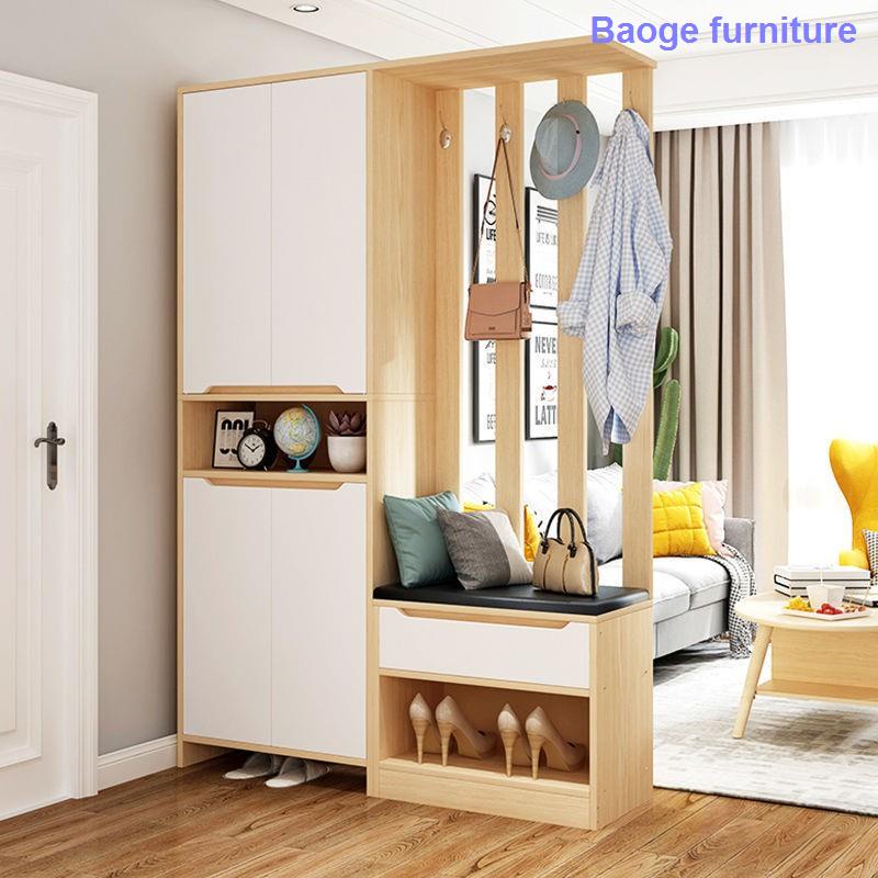 Ready stock!！Entrance cabinet partition shoe modern minimalist foyer ...
