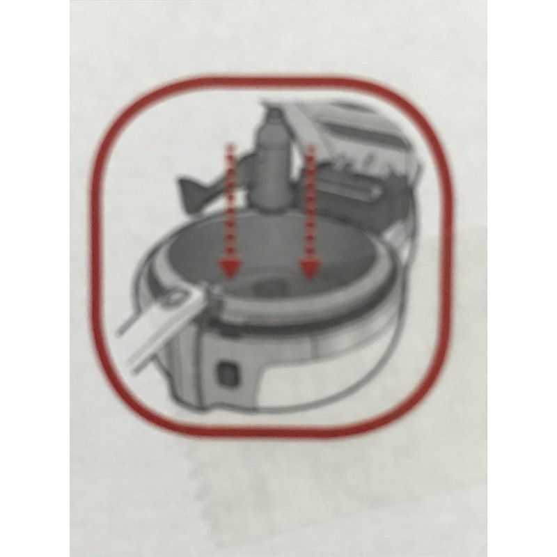 Mixing Blade Paddle Stirring Arm & Seal for Tefal Actifry Fryer - Comp - SPARES2GO