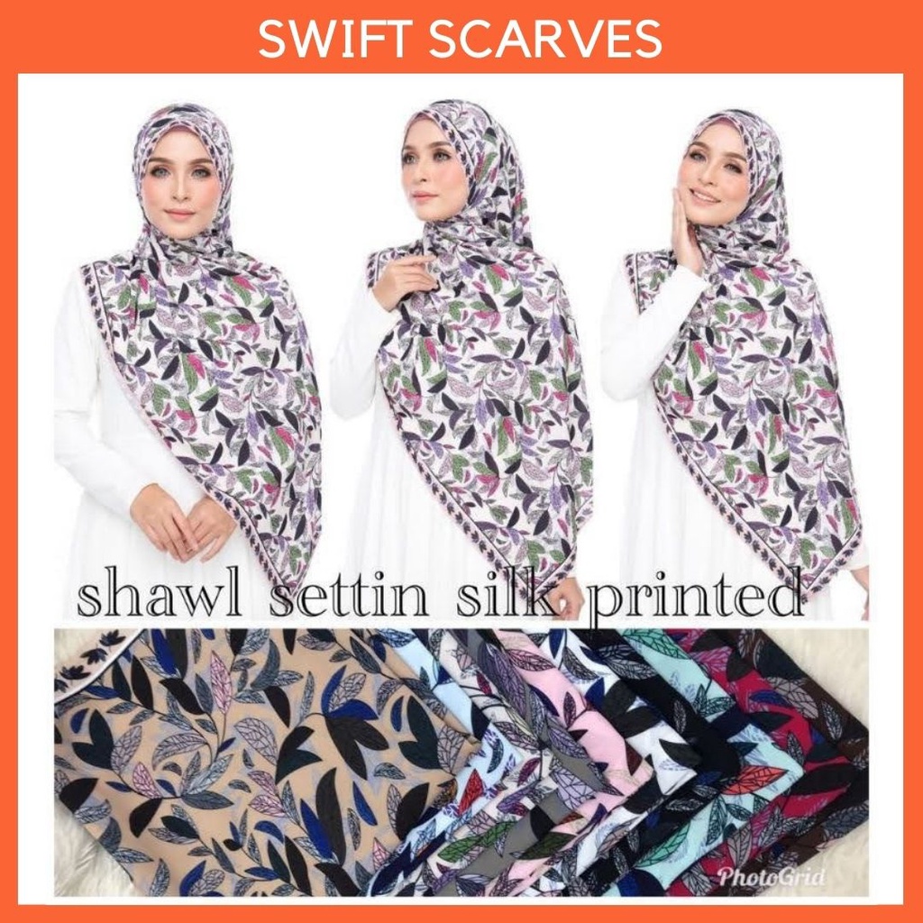 Inspirasi Tudung Satin Corak Flora untuk Kehidupan Harian
