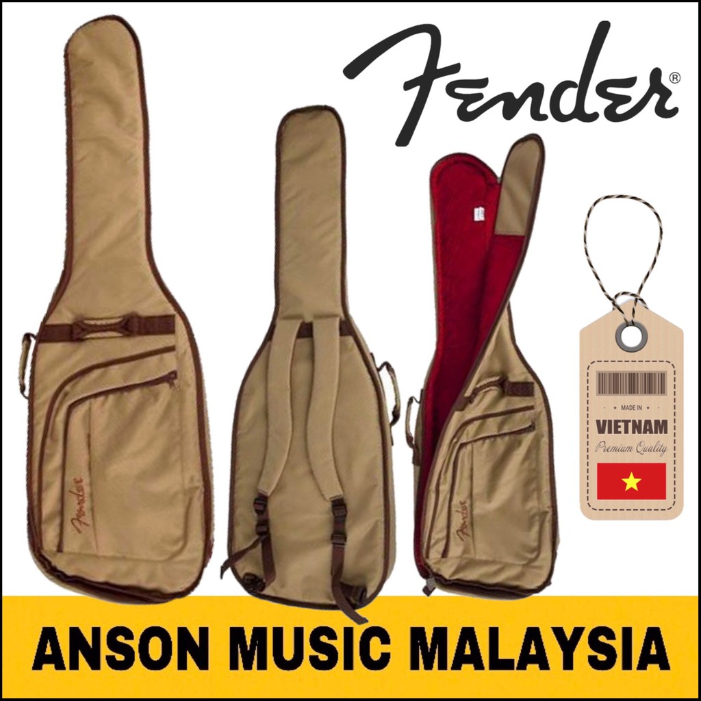 Fender Urban Bass Guitar Bag Tweed Shopee Malaysia