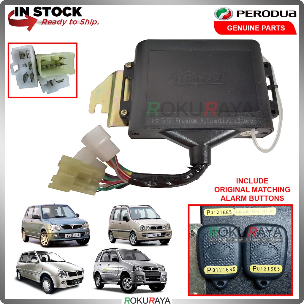 Perodua Kancil Kelisa Kenari Kembara Original Security Alarm