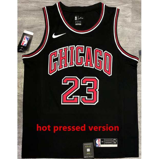 NEW MICHAEL JORDAN #23 BLACK CHICAGO BULLS JERSEY Size XL NWT