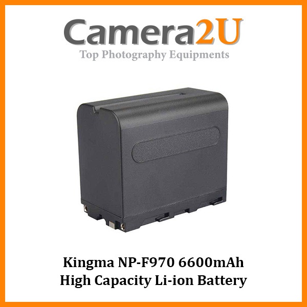 READY STOCK Kingma NP-F970 6600mAh High Capacity Li-ion Camera Battery ...