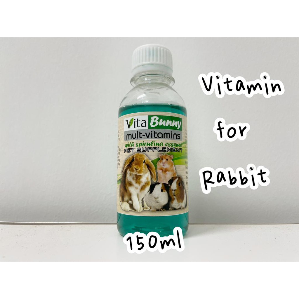 VitaBunny Multivitamin - Spirulina Essence For Rabbits, Hamsters, Mice ...