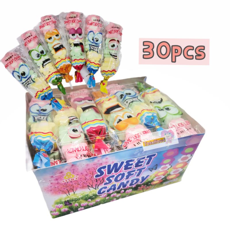 Sanwa stick Flower Marshmallow Sweet Soft Candy 30pcs Shopee Malaysia