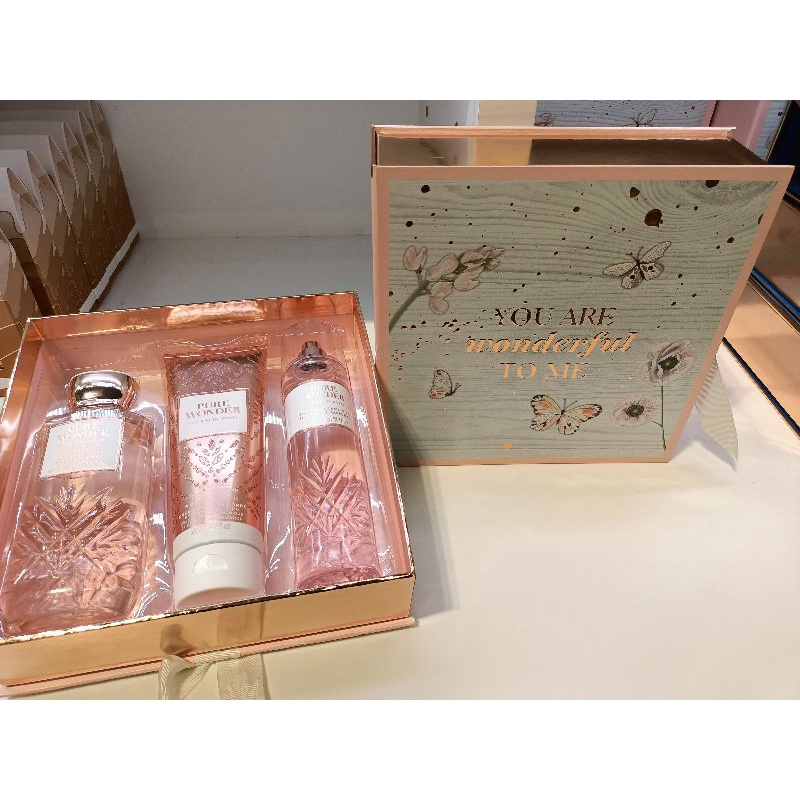 Bath & Body Works Pure Wonder Full Gift Set | Shopee Malaysia
