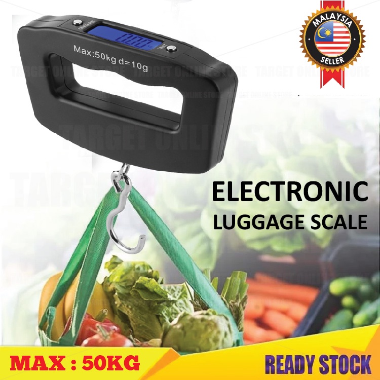 Digital Luggage Scale 50kg/10g Baggage Scale Travel Portable