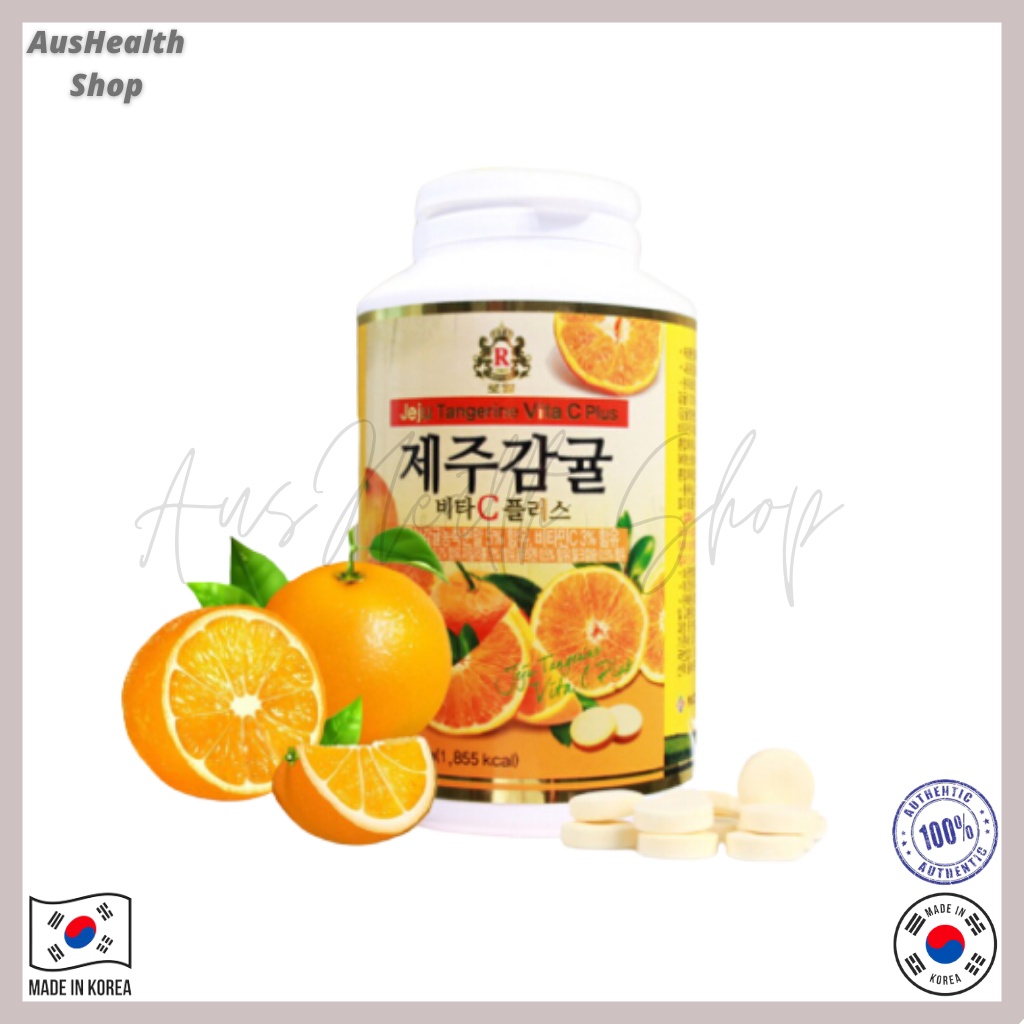 Korea Jeju Tangerine Vita C Plus 韩国济州岛维C咀嚼片 (330 tablets) EXP 2023/09