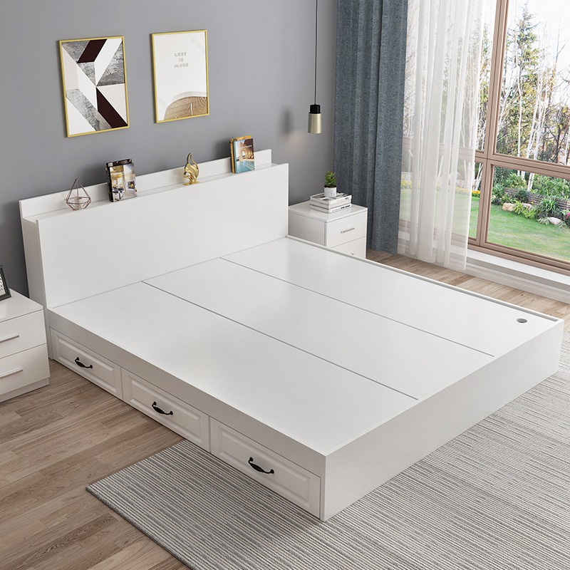 Tatami Bed Frame With Drawer Queen Extra Storage Space Katil Tatami