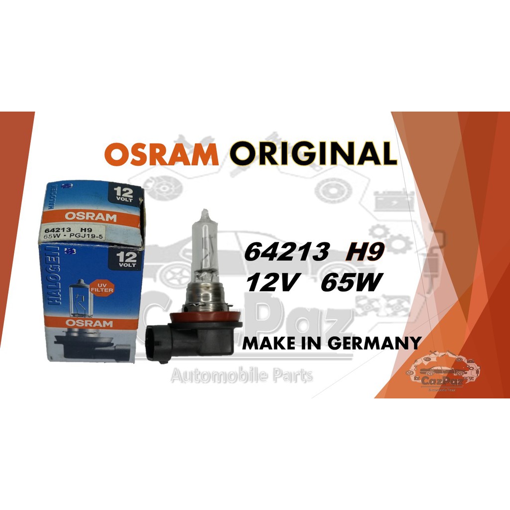 Osram Original Light Bulb (64213) H9 12V 65W (UV- Filter) | Shopee Malaysia