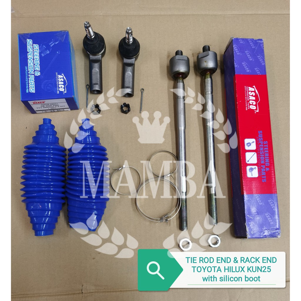 TIE ROD END & RACK END TOYOTA HILUX KUN25 SET WITH BOOT | Shopee Malaysia