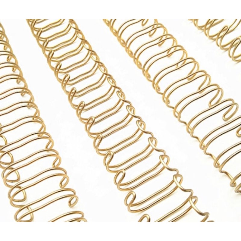 Wire Binding Comb Steel Wire Comb 34 Loops (Gold Color) | Shopee Malaysia