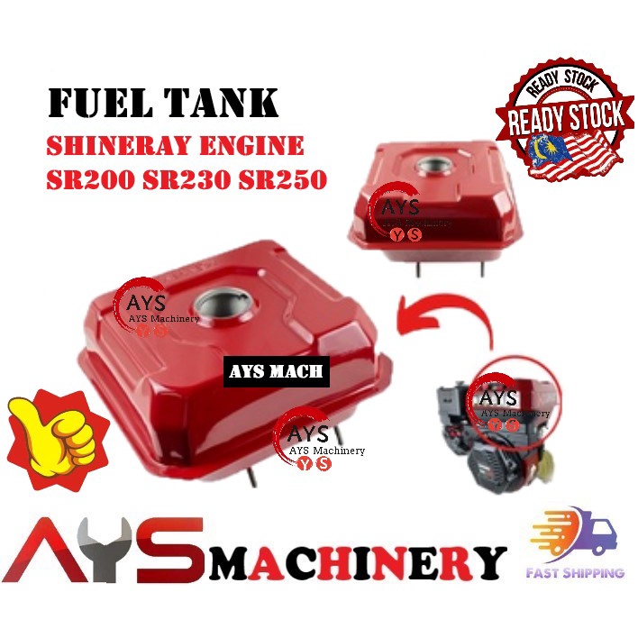 Fuel Tank For Shineray Gasoline Engine SR200 SR230 SR250 | Shopee Malaysia