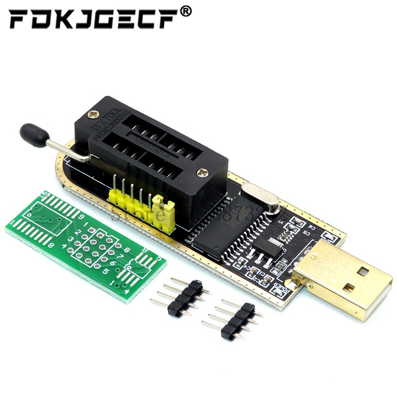 CH341A 24 25 Series EEPROM Flash BIOS USB Programmer Module + SOIC8 ...