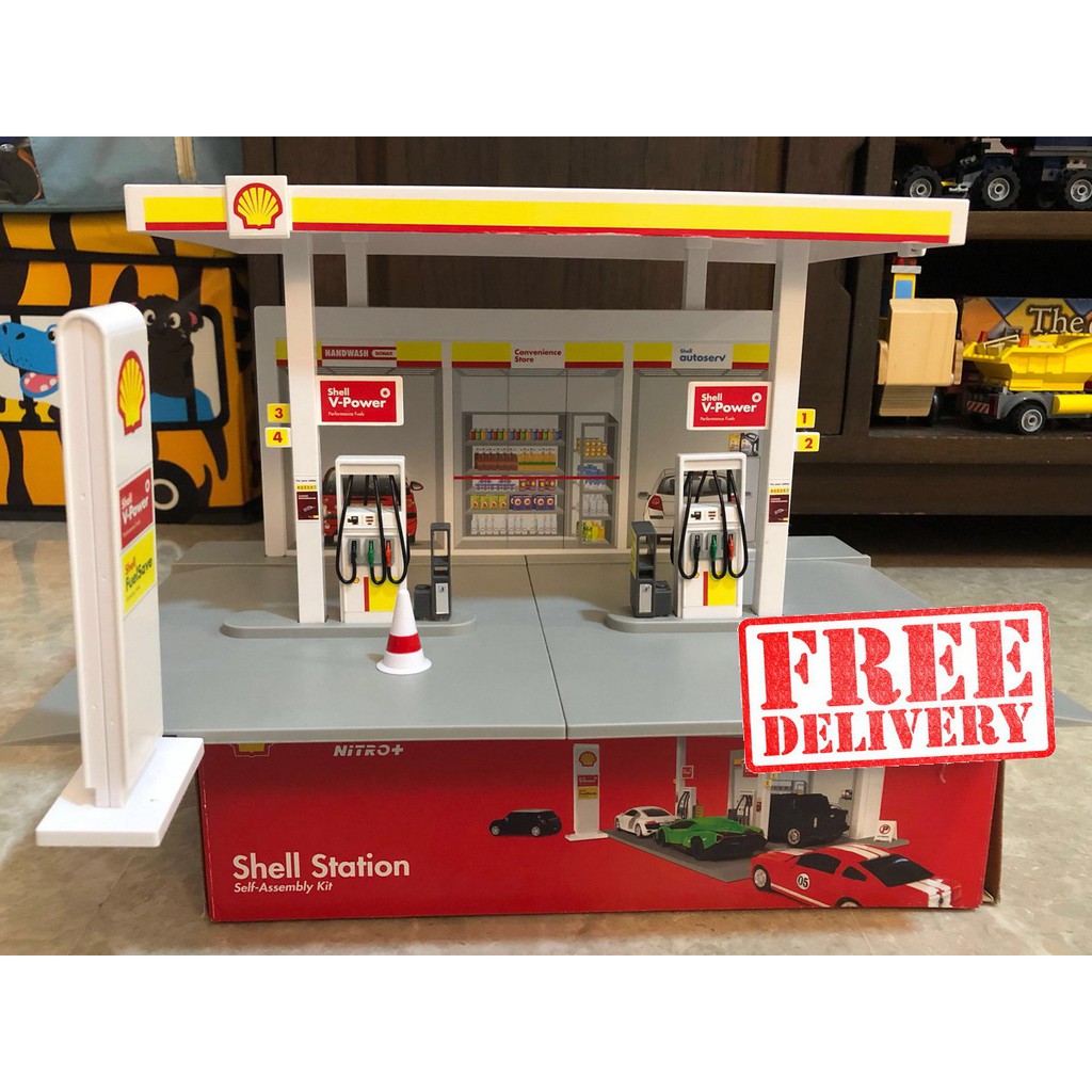 Shell Petrol Station - Self Assembly Kit by Bburago | Shopee Malaysia