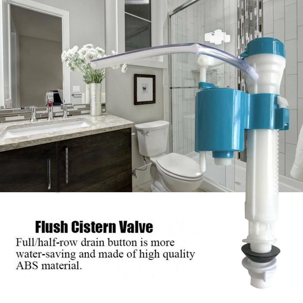 Adjustable Toilet Cistern Inlet Valve Outlet Fill Valve Cistern Bathroom Fitting Plastic Suction