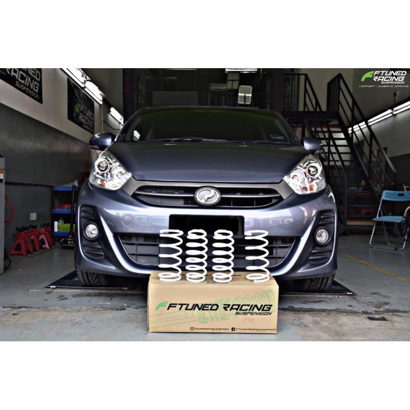 [AUTHORISED DEALER] FTUNED COMFORT LOWERED SPRING FOR PERODUA MYVI G2 ...