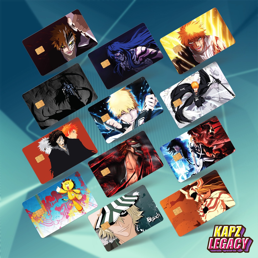 KapzLegacy Bleach Anime ATM Bank Sticker Card Cover Access Touch n Go Skin  Bank Debit Credit TnG Cards Chip | Shopee Malaysia