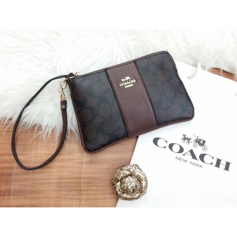 💘Hot ready coach wristlets pouch 💘 Shopee Malaysia