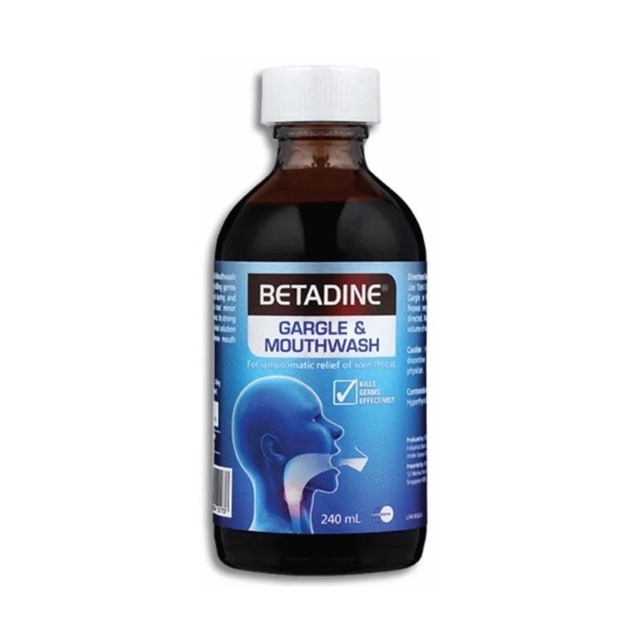 Betadine Gargle & Mouth Wash (240ml) | Shopee Malaysia