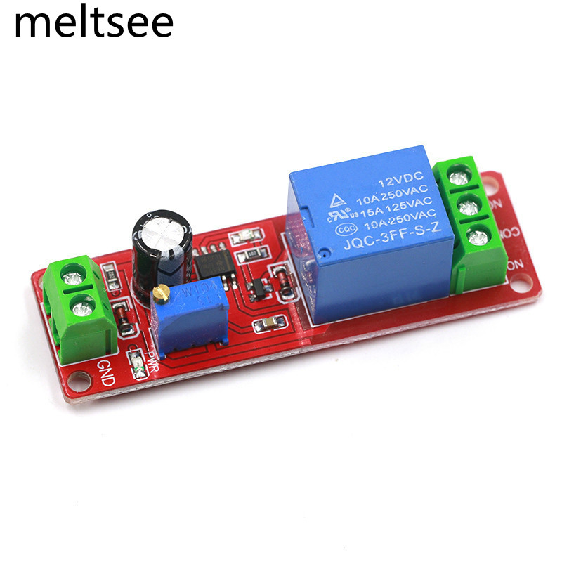 DC 12V NE555 Timer Switch Adjustable Module Time delay relay Module 12V ...