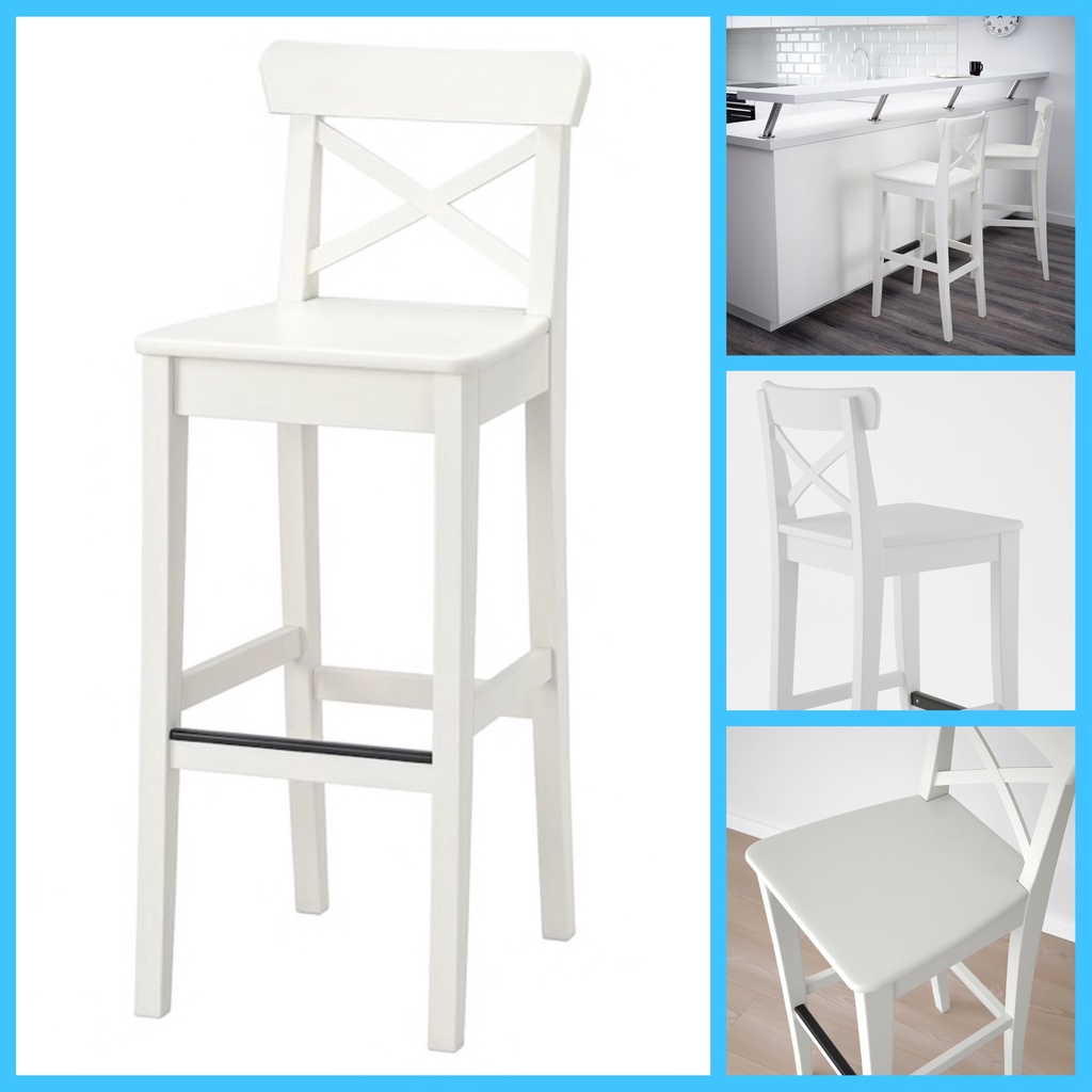 IKEA JANINGE ヤニング スツール 76cm ホワイト② IKEA JANINGE ヤニング スツール 76cm ホワイト② IKEA JANINGE