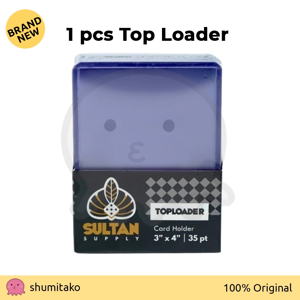 1x Sultan 35 pt Toploader 3x4 / Top Loader / Card Protector (Unit ...