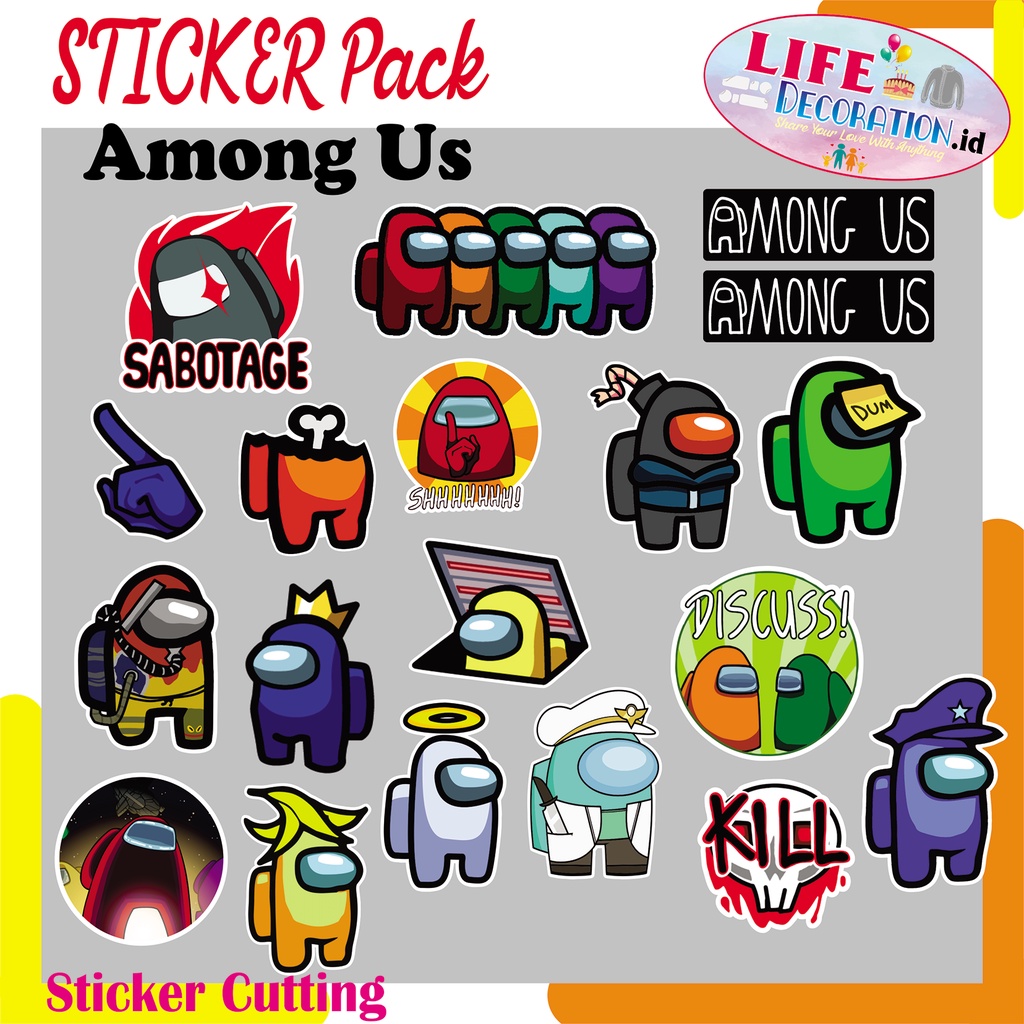 Am0ngus STICKER / STICKER PACK | Shopee Malaysia