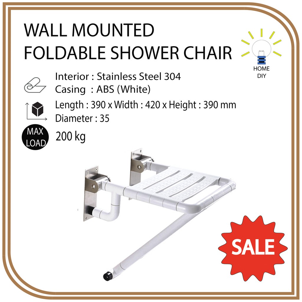 thumbnail image 2 of Relaxdays Grab Handle, Stainless Steel, Shower & Bath, Max. Load... 2 of 11