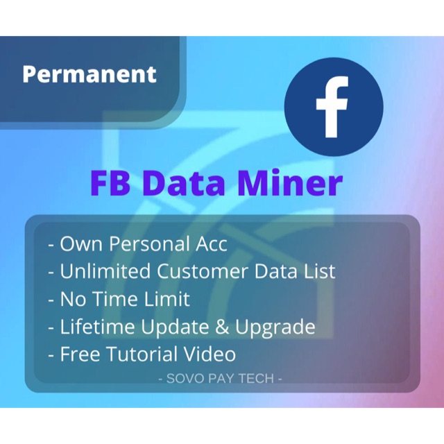 FB DATA MINER (Permanent) | Shopee Malaysia