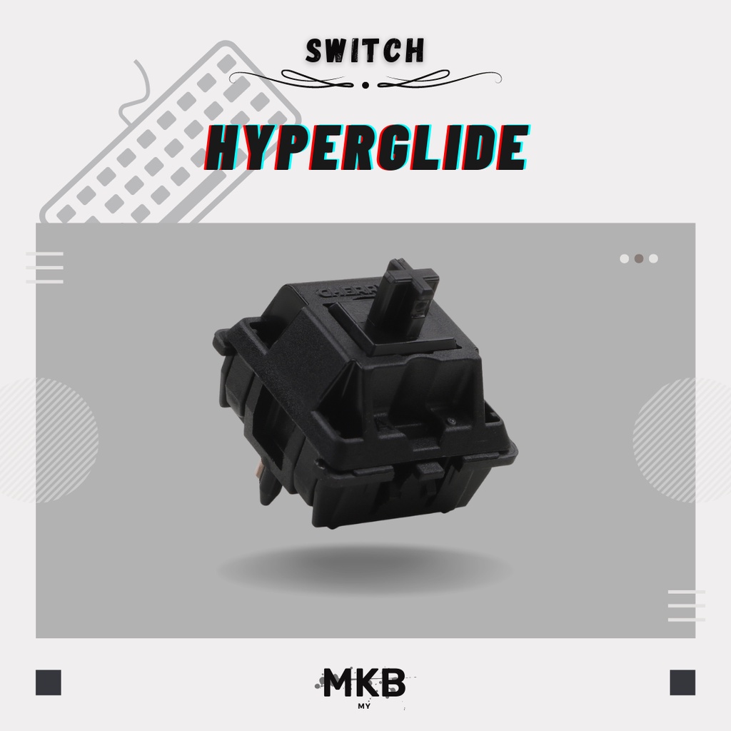 Cherry MX Black Hyperglide Linear Switches Switch For Mechanical ...
