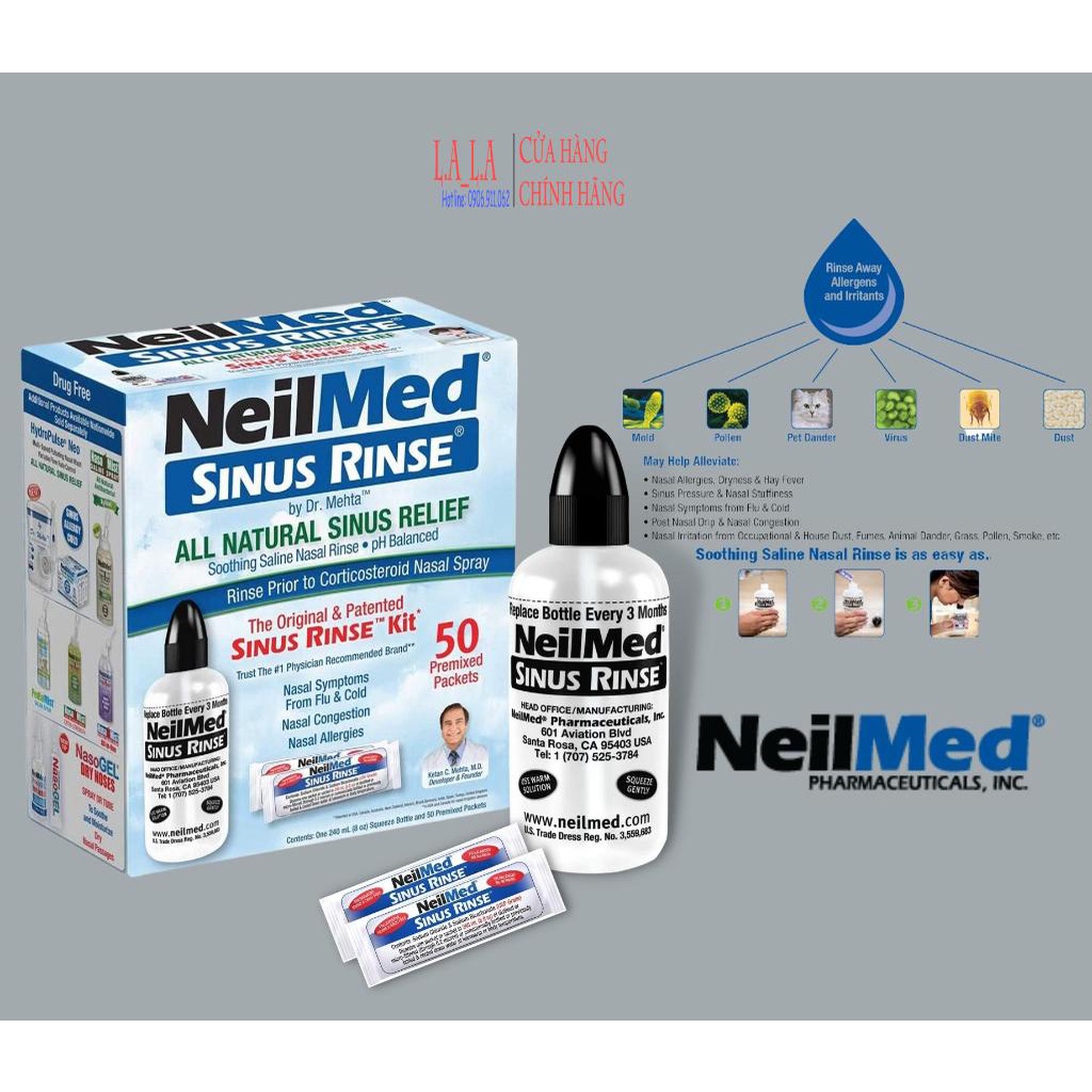 Sinusave Nasal Cleanser – Lavage de nez : adulte, sinusite, comment ...