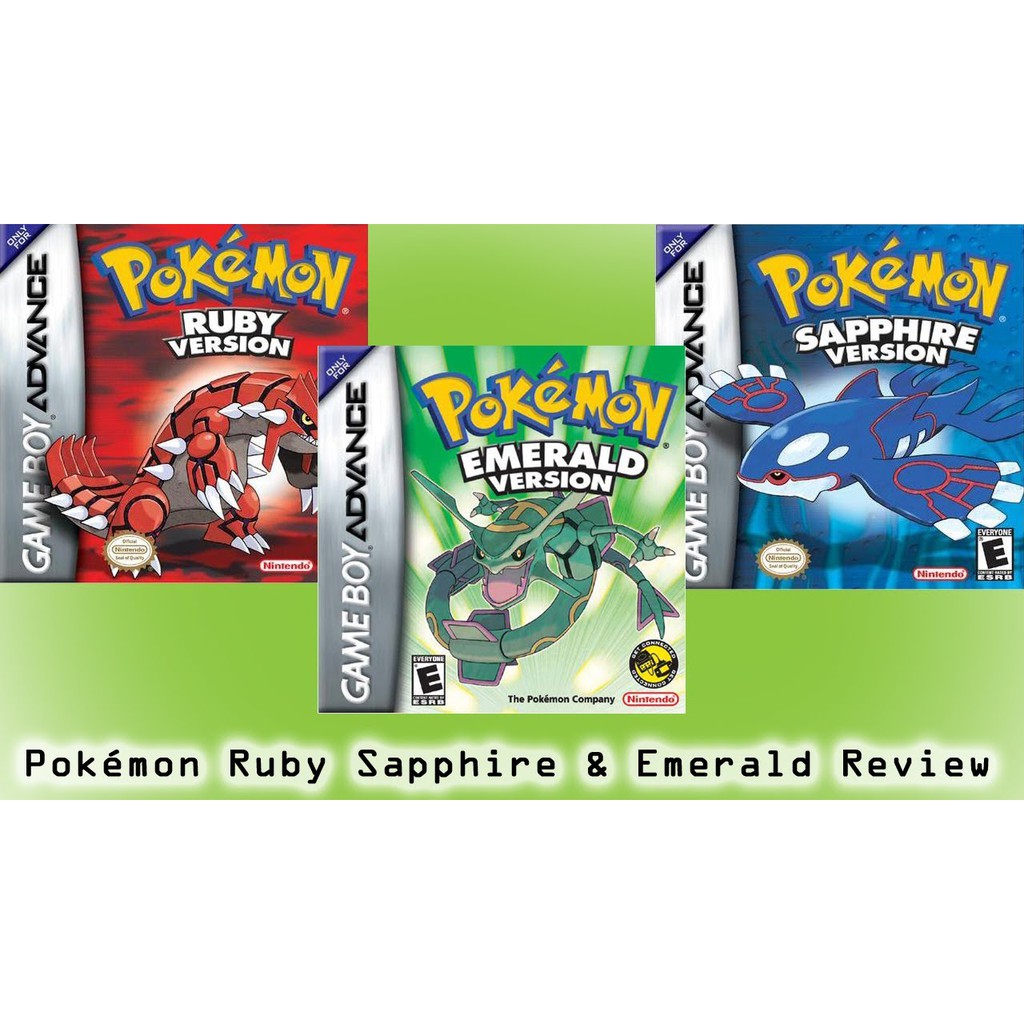 POKEMON EMERALD RUBY SAPPHIRE 3IN1 GAMEBOY FOR PC | Shopee Malaysia