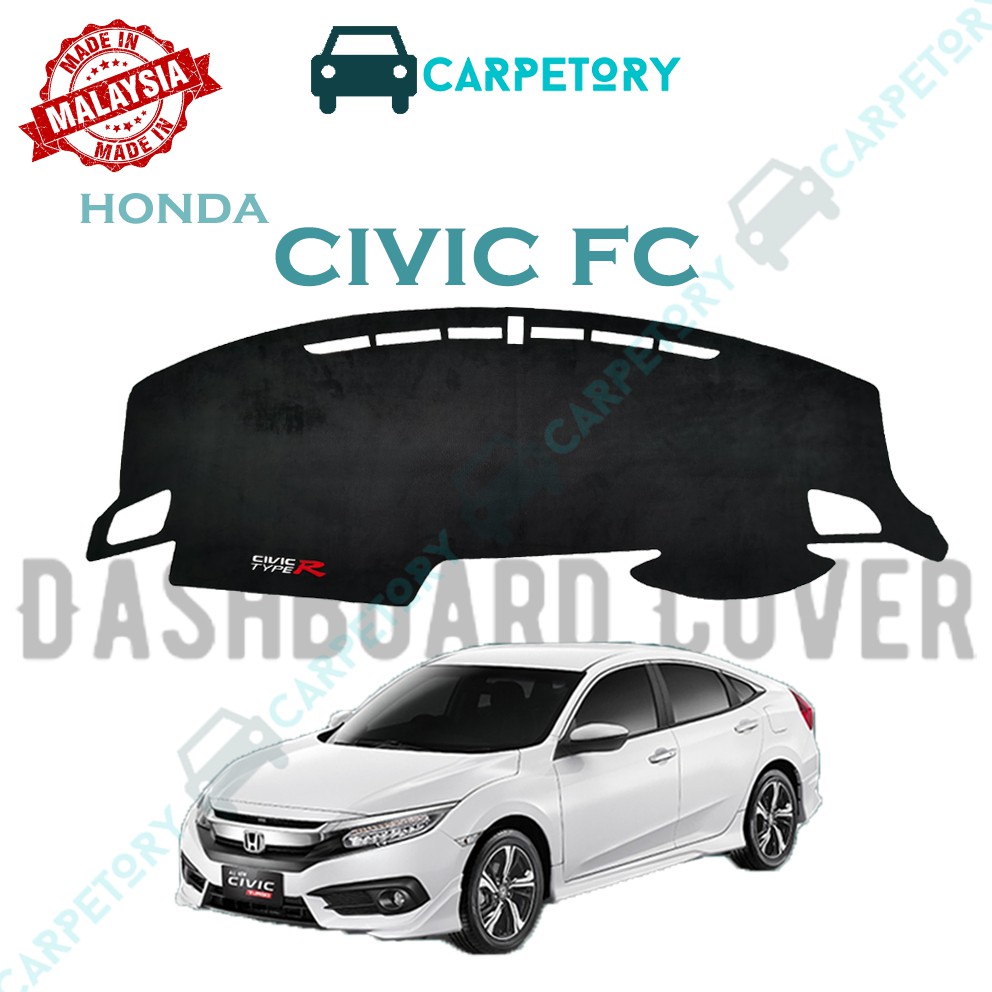 Honda Civic FC Type R Mugen Power Velvet Leather Dashboard Cover
