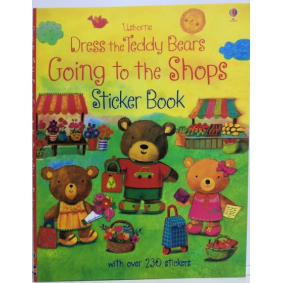 Usborne sticker book Dress the Teddy Bears Shopee Malaysia