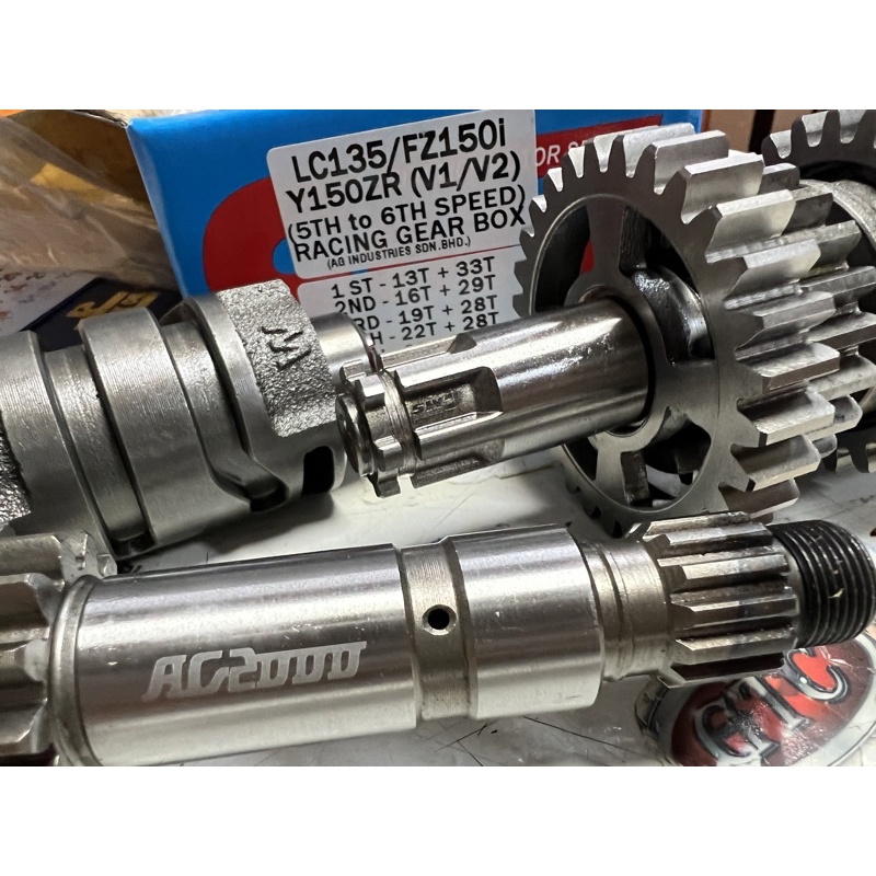 CMS Gearbox 6Speed Y15ZR/LC135 5S/ FZ150 NEW/ Shopee Malaysia