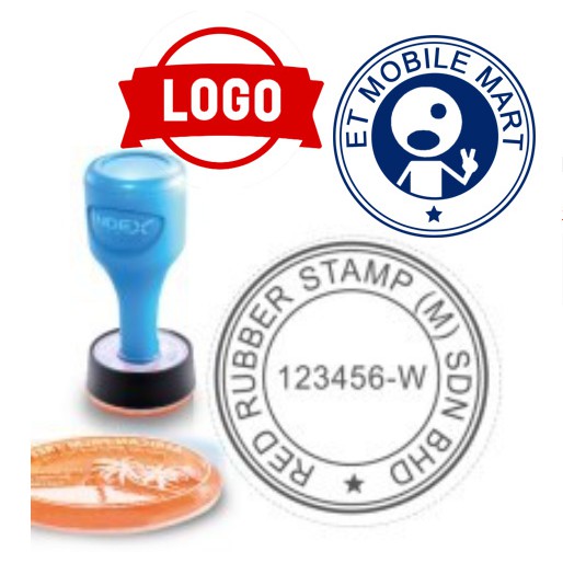 Normal Rubber Stamp Round Custom Made Shopee Malaysia