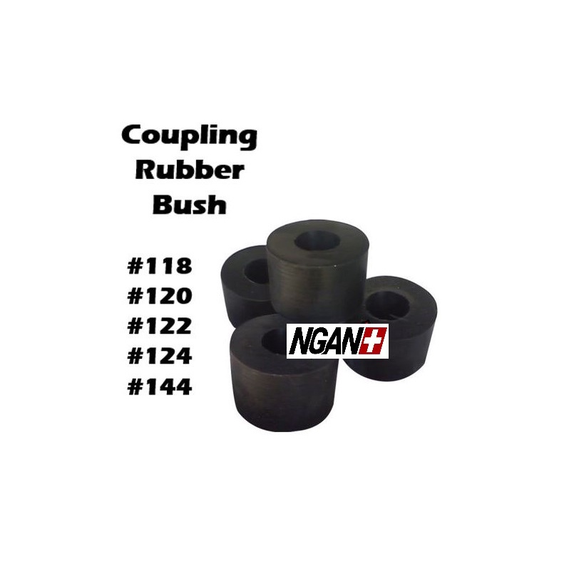 RUBBER BUSH FOR FLEXIBLE COUPLING BOLT NUT 124 118 120 122 144 BUSH