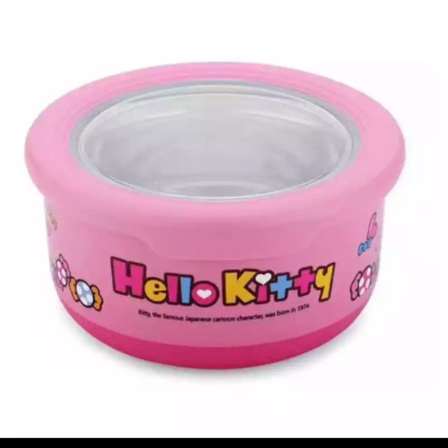 Hello Kitty Stainless Steel Lunch Box Container Shopee Malaysia